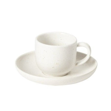 Pacifica Espresso Coffee Cup and Saucer Drinkware/Barware Casafina Salt  