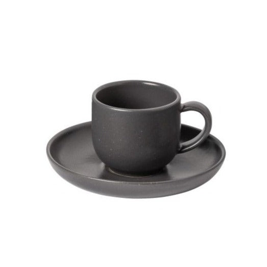 Pacifica Espresso Coffee Cup and Saucer Drinkware/Barware Casafina Seed Grey  