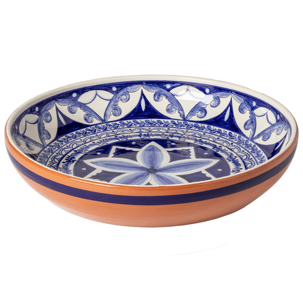 Alentejo Terracota Round Centerpiece Bowl Tabletop Casafina   