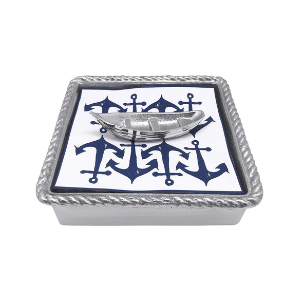 Dory Rope Napkin Holder Table Linens Mariposa   
