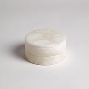 Alabaster Round Swivel Box Home Decor Global Views   