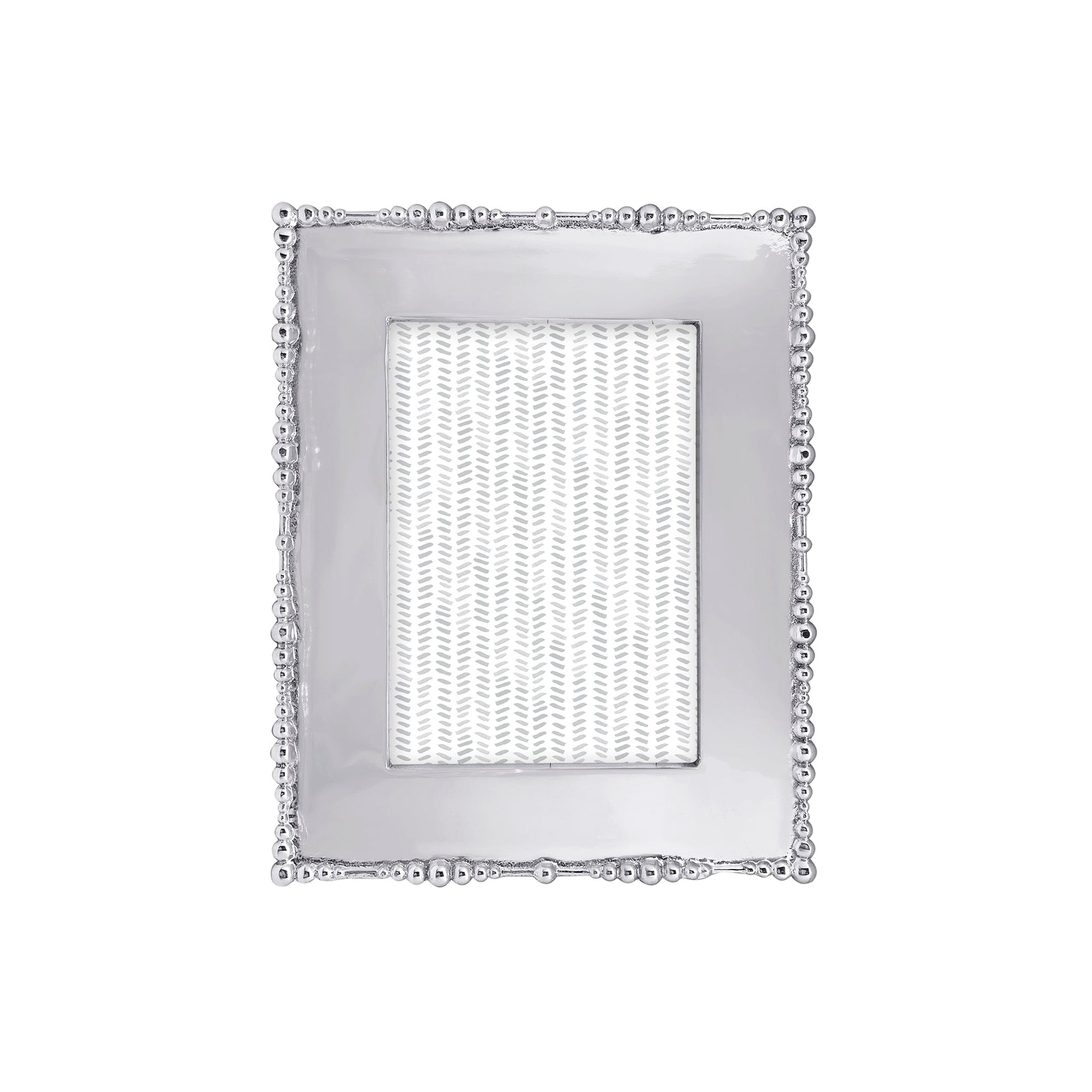 Pearl Drop Engravable Frame Picture Frames Mariposa 5" x 7" Non-personalized Frame Only