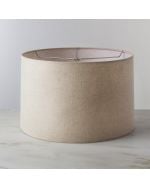 Linen Barrel Lamp Shade Lighting Simon Pearce   