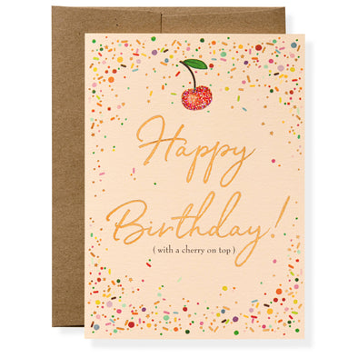 Cherry on Top Greeting Card Greeting & Note Cards Karen Adams Designs   