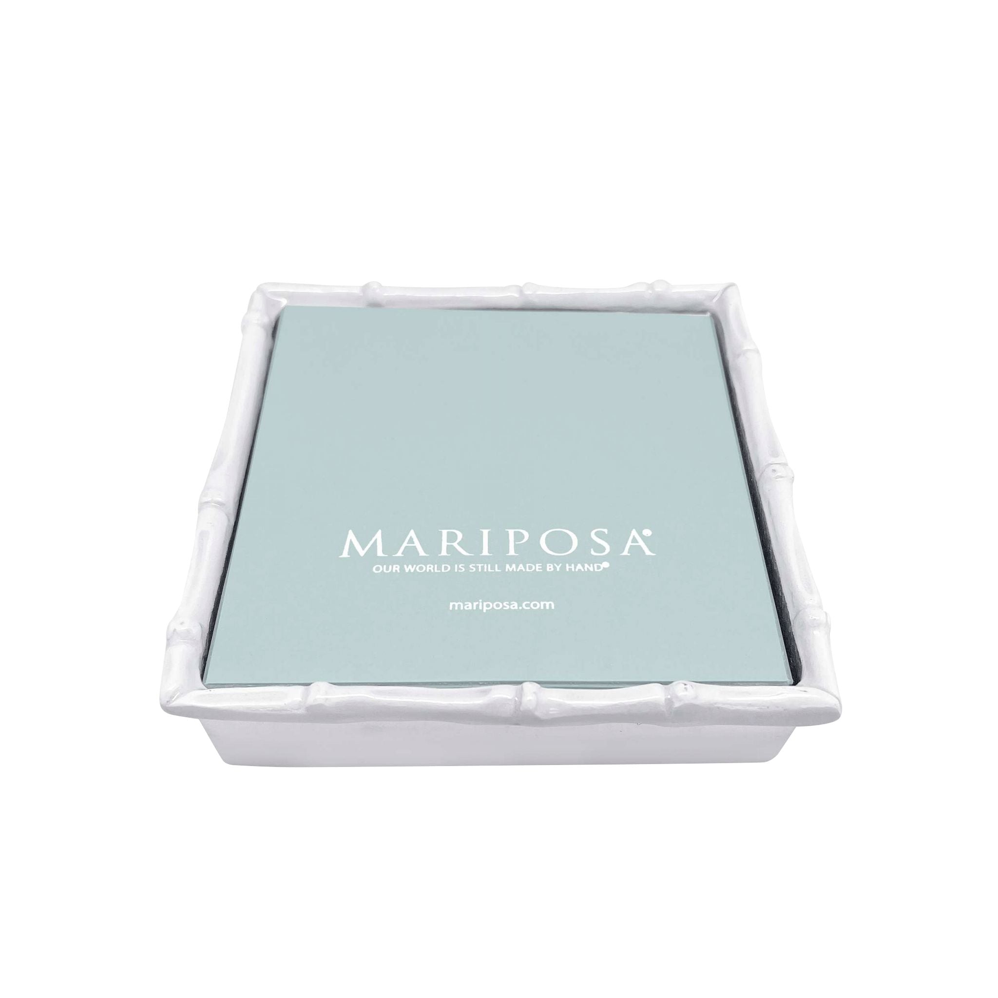 Beaded Napkin Box Table Linens Mariposa   