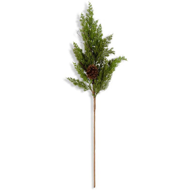 Cedar Pine Branch with Twigs And Pinecones Holiday Decor K&K   