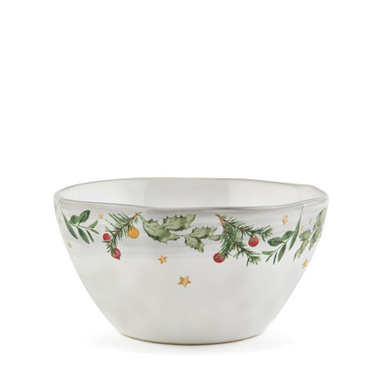 Estrela Holiday Dinnerware Colleciton Holiday Decor Skyros Berry Bowl  