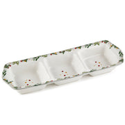 Estrela Holiday Three Part Divided Tray Holiday Decor Skyros   
