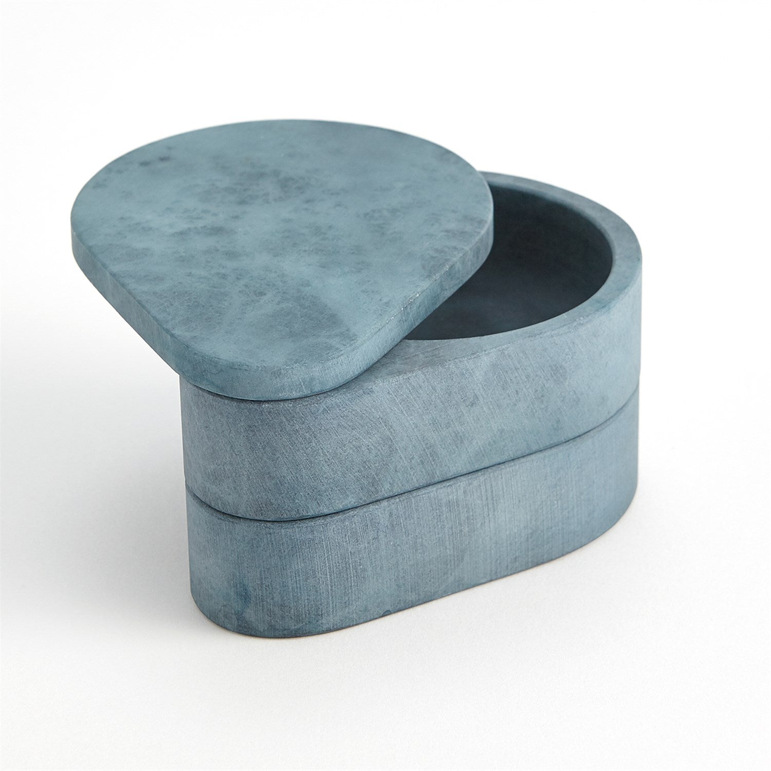 Alabaster Teardrop Double Boxes Home Decor Global Views   