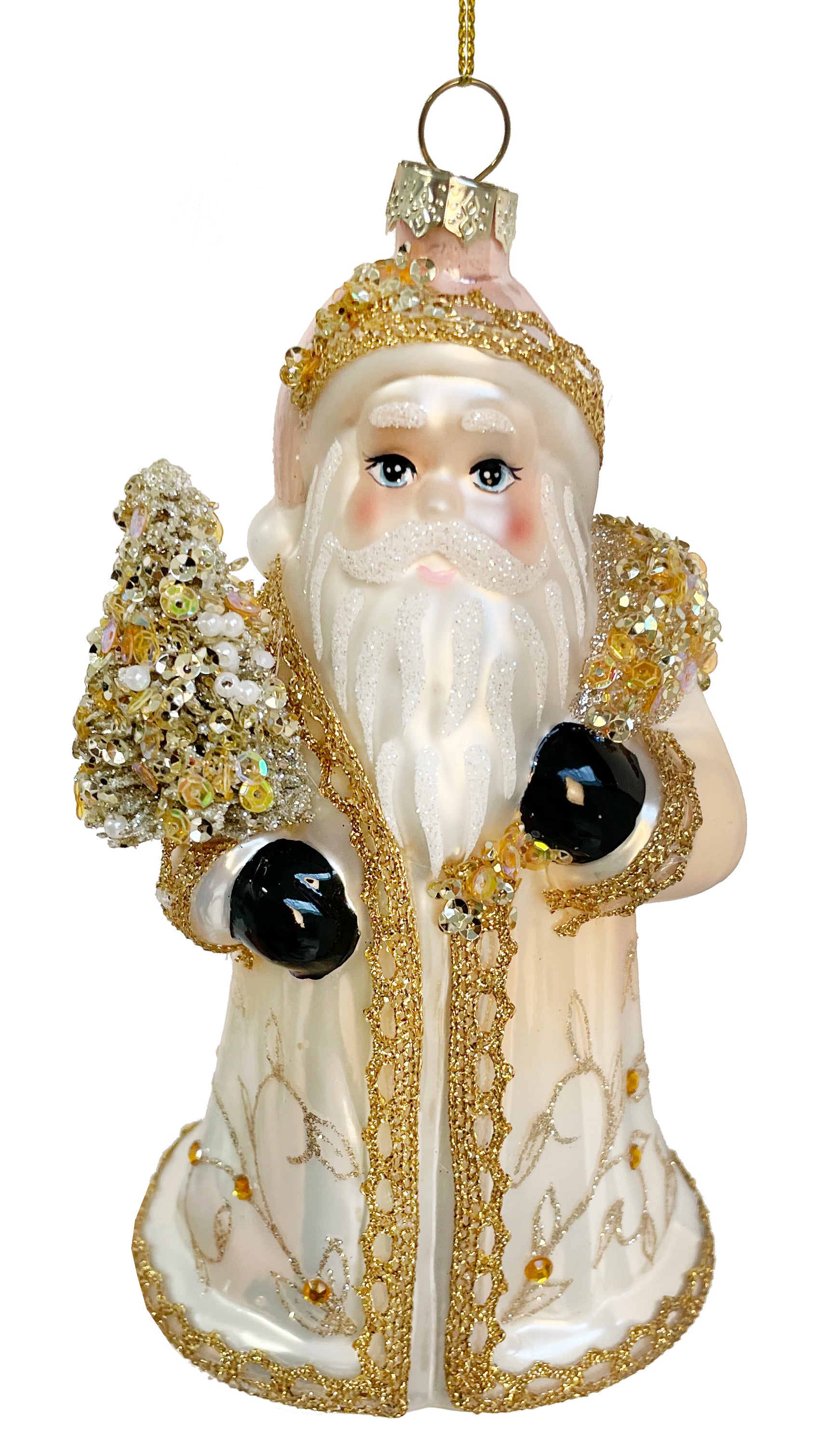 Santa Ornament Holiday Decor Shishi   