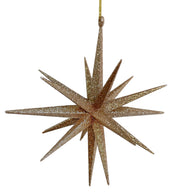 Glitter 3D Star Ornament Holiday Decor Shishi   