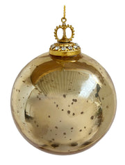 Crown Ball Ornament Holiday Decor Shishi   