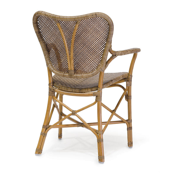 Woven Rattan Arm Chair