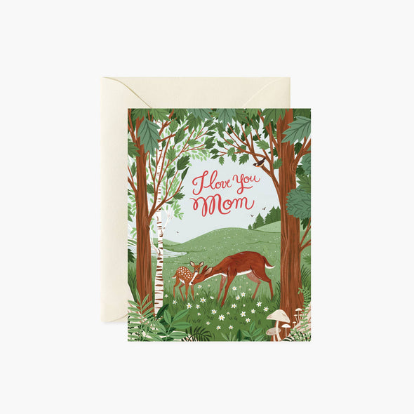I LOVE YOU MOM | greeting card