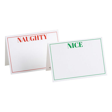 Naughty Or Nice Place Card