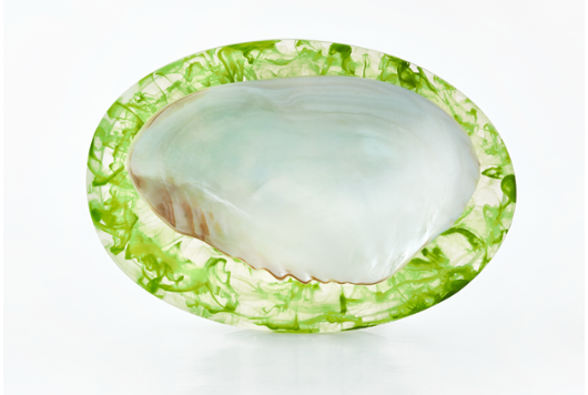 Caviar Dish Tabletop Lily Juliet Celadon Large 