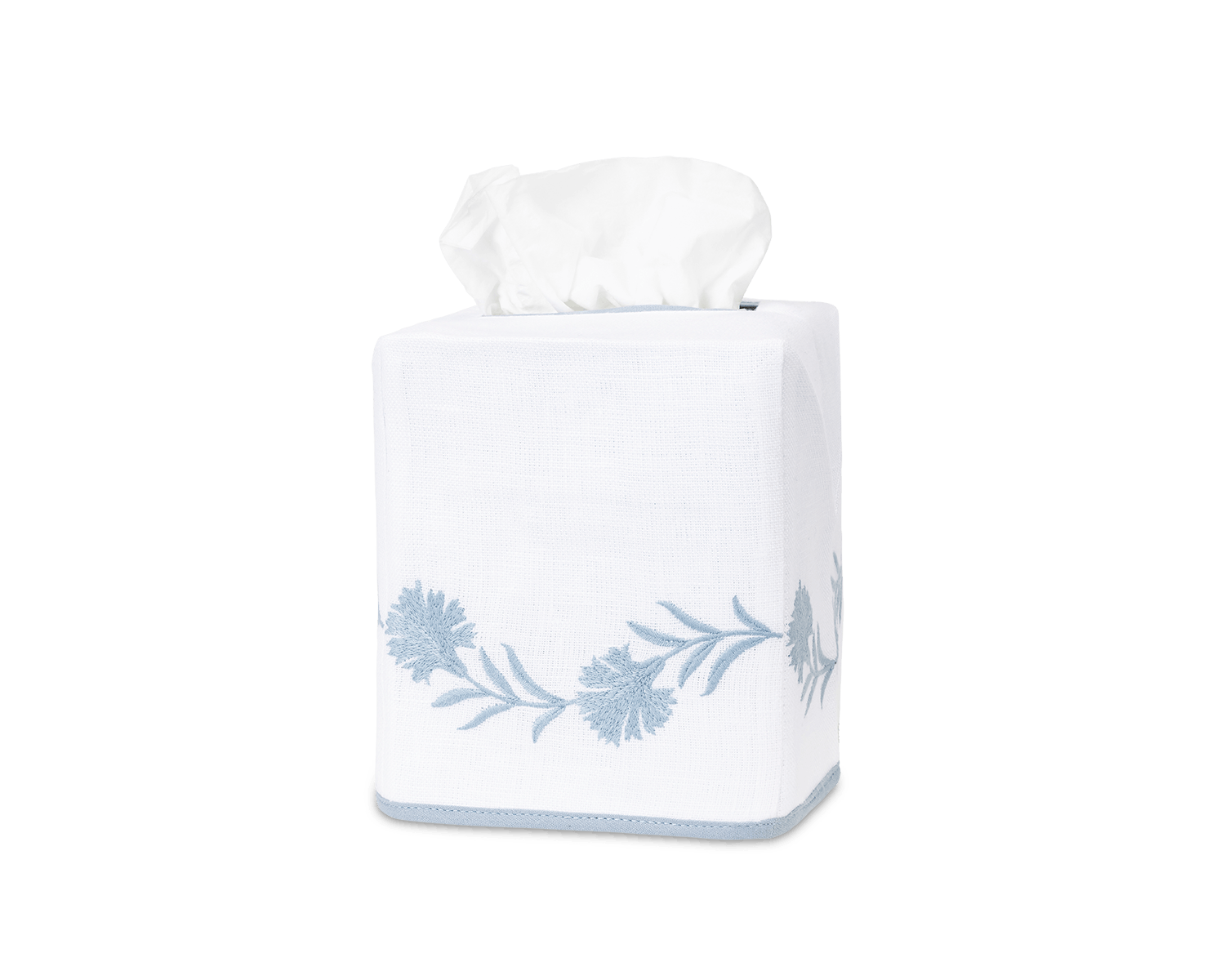 Daphne Linen Tissue Box Cover Bath Matouk   