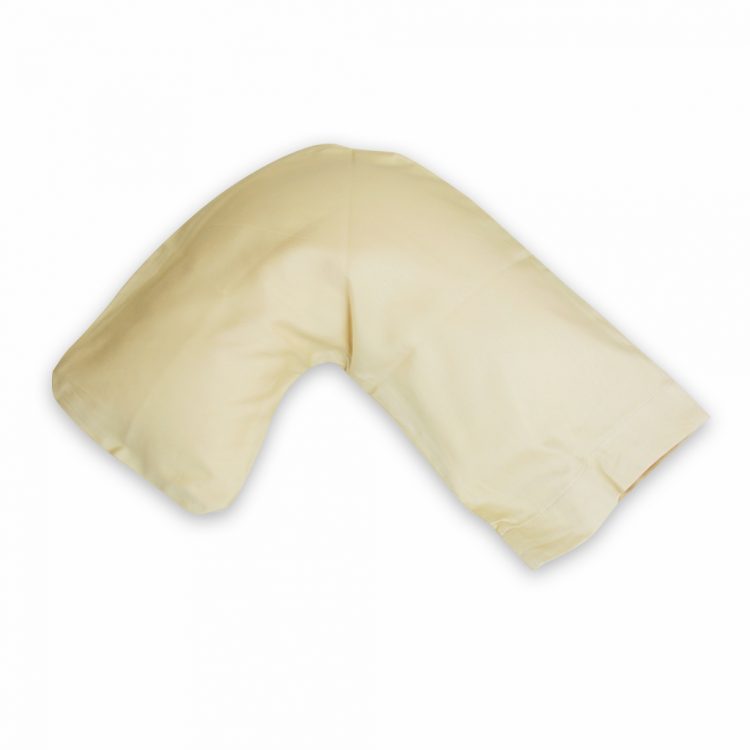 Dr. Mary Side Sleeper™ Pillow Case Bedding Pillow Bar Beige Cotton Sateen 