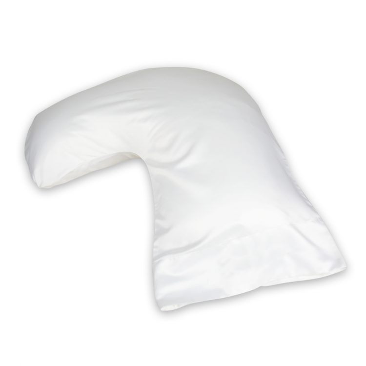 Dr. Mary Side Sleeper™ Pillow Case Bedding Pillow Bar White Satin 