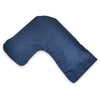 Dr. Mary Side Sleeper™ Pillow Case Bedding Pillow Bar Navy Cotton Sateen 