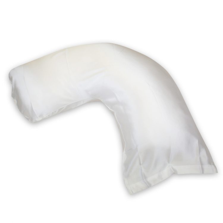 Dr. Mary Side Sleeper™ Pillow Case Bedding Pillow Bar White Silk 