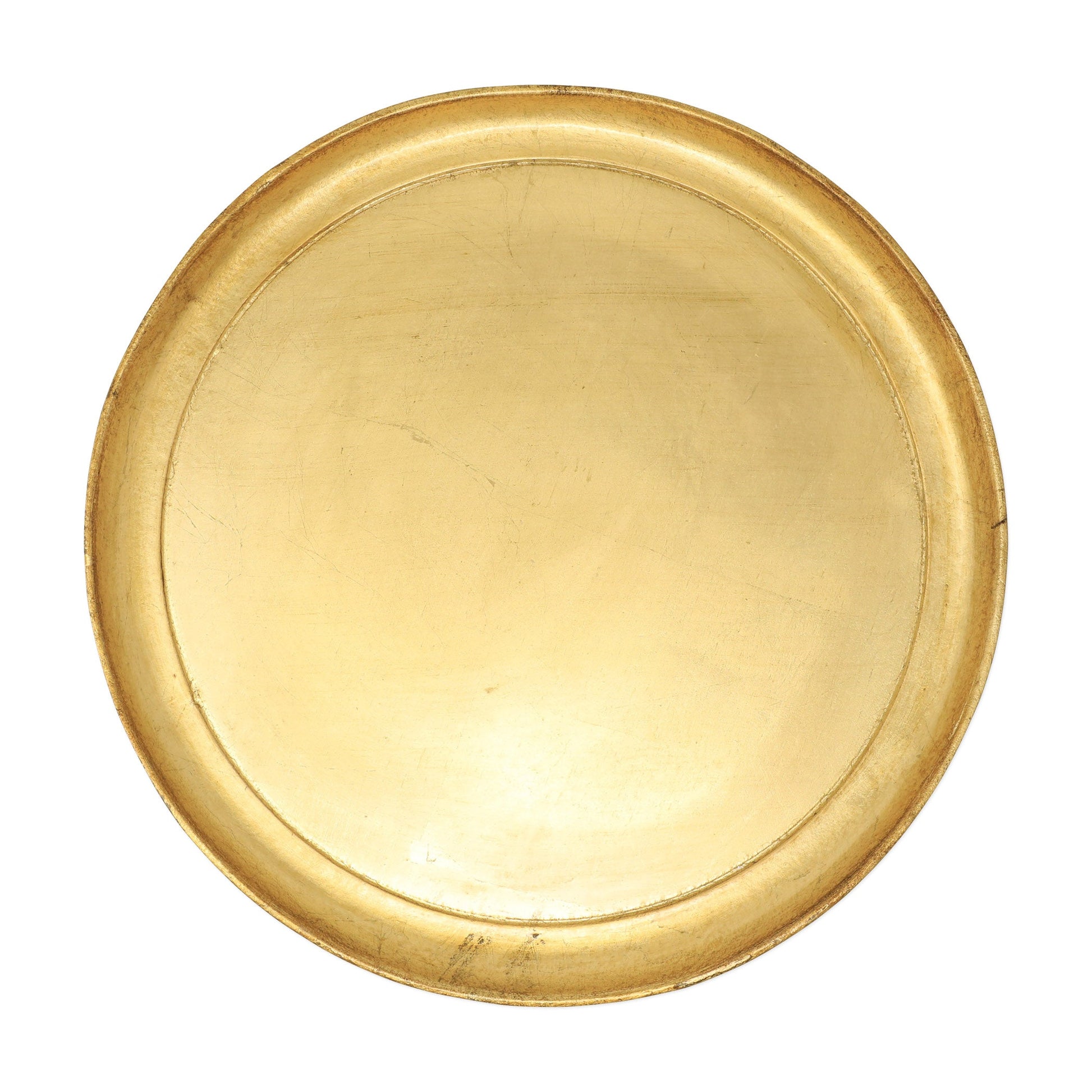 Florentine Wooden Round Tray Home Decor Vietri   