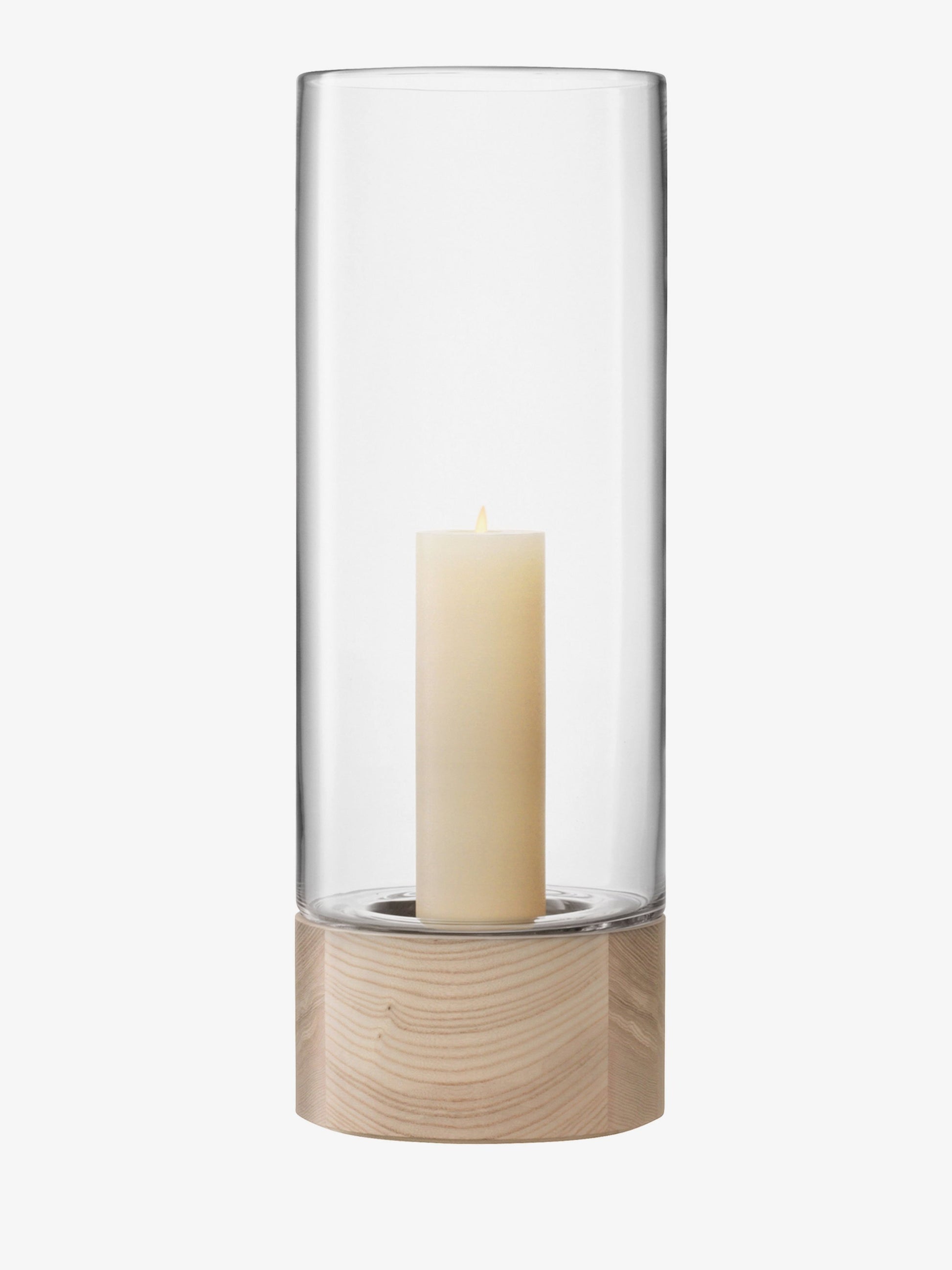 LOTTA Vase/Lantern with Ash Base Home Decor LSA 24.5in  