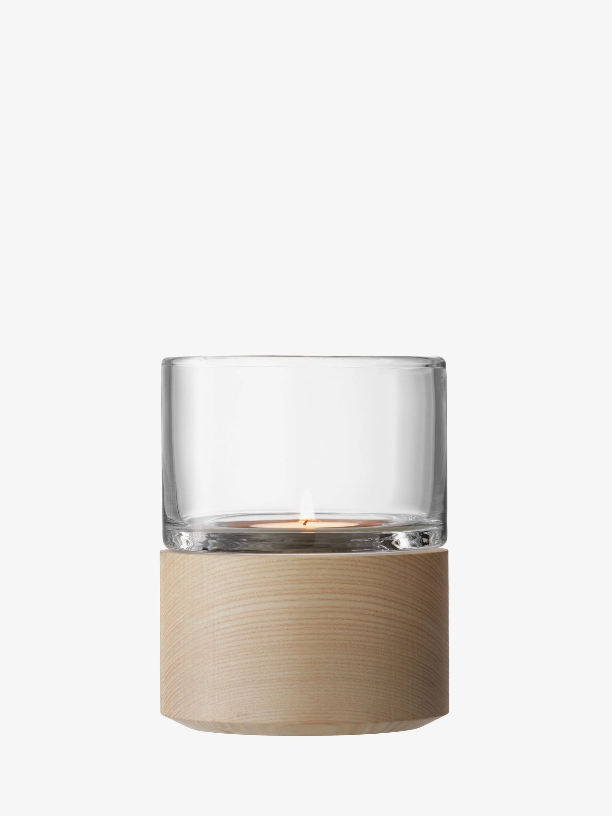 LOTTA Vase/Lantern with Ash Base Home Decor LSA 5in  