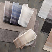 Gradient Stripe Linen Napkin - Set of 4 Table Linens Bodrum   
