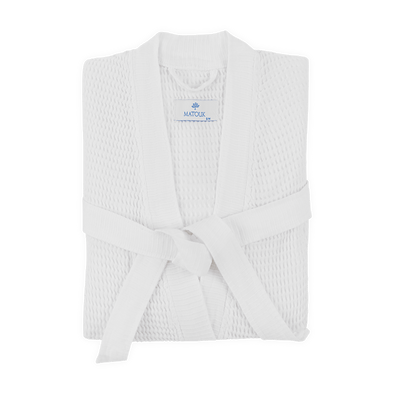 Kiran Robe White Apparel & Accessories Matouk   