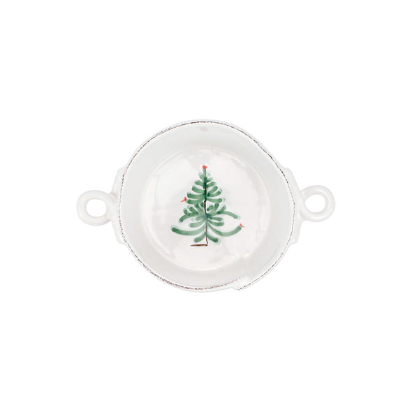 Lastra Holiday Small Handled Bowl Holiday Decor Vietri   