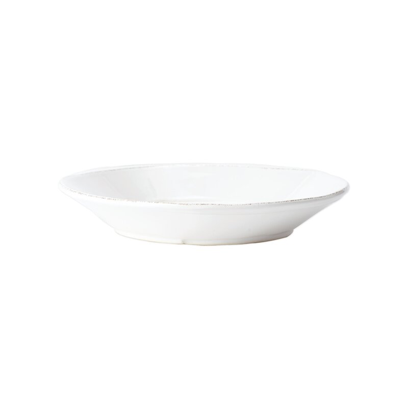 Lastra Melamine Dinnerware Collection Tabletop Vietri White Pasta 
