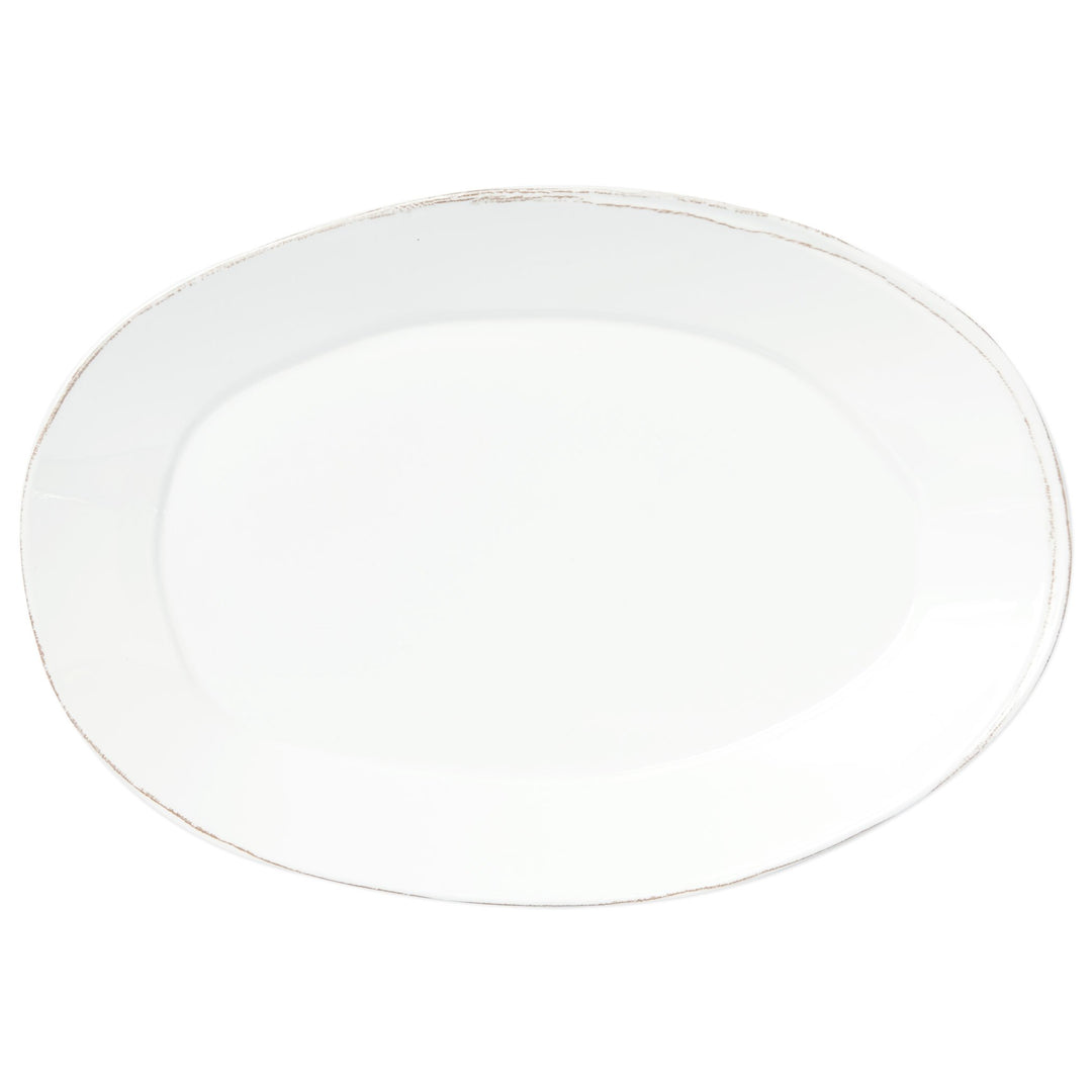 Lastra Melamine Oval Platter Tabletop Vietri   