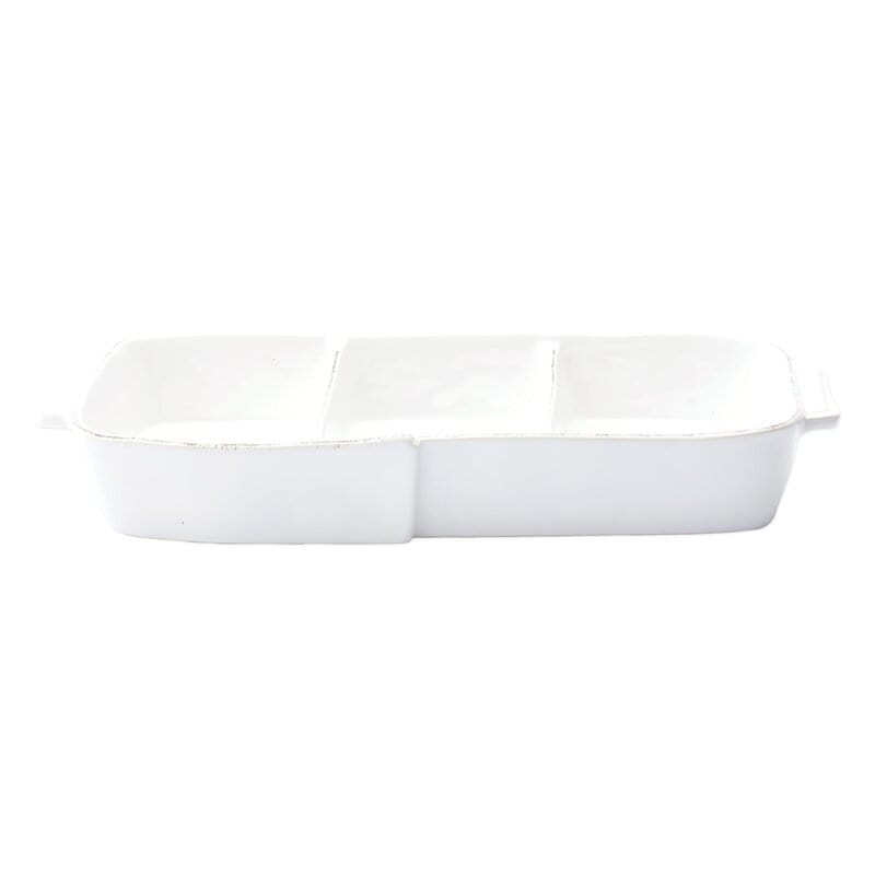 Melamine Lastra Three-Part Server Tabletop Vietri   