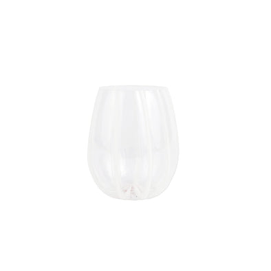 Nuovo Stripe Stemless Wine Glass