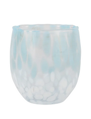 Nuvola Double Old Fashioned Drinkware/Barware Vietri Light Blue and White  