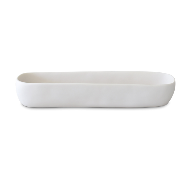 TF Centerpiece Trough Bowl Home Decor Tina Frey Short White 