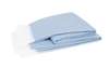 Pezzo Throw Bedding Matouk Hazy Blue 50" x 70" 
