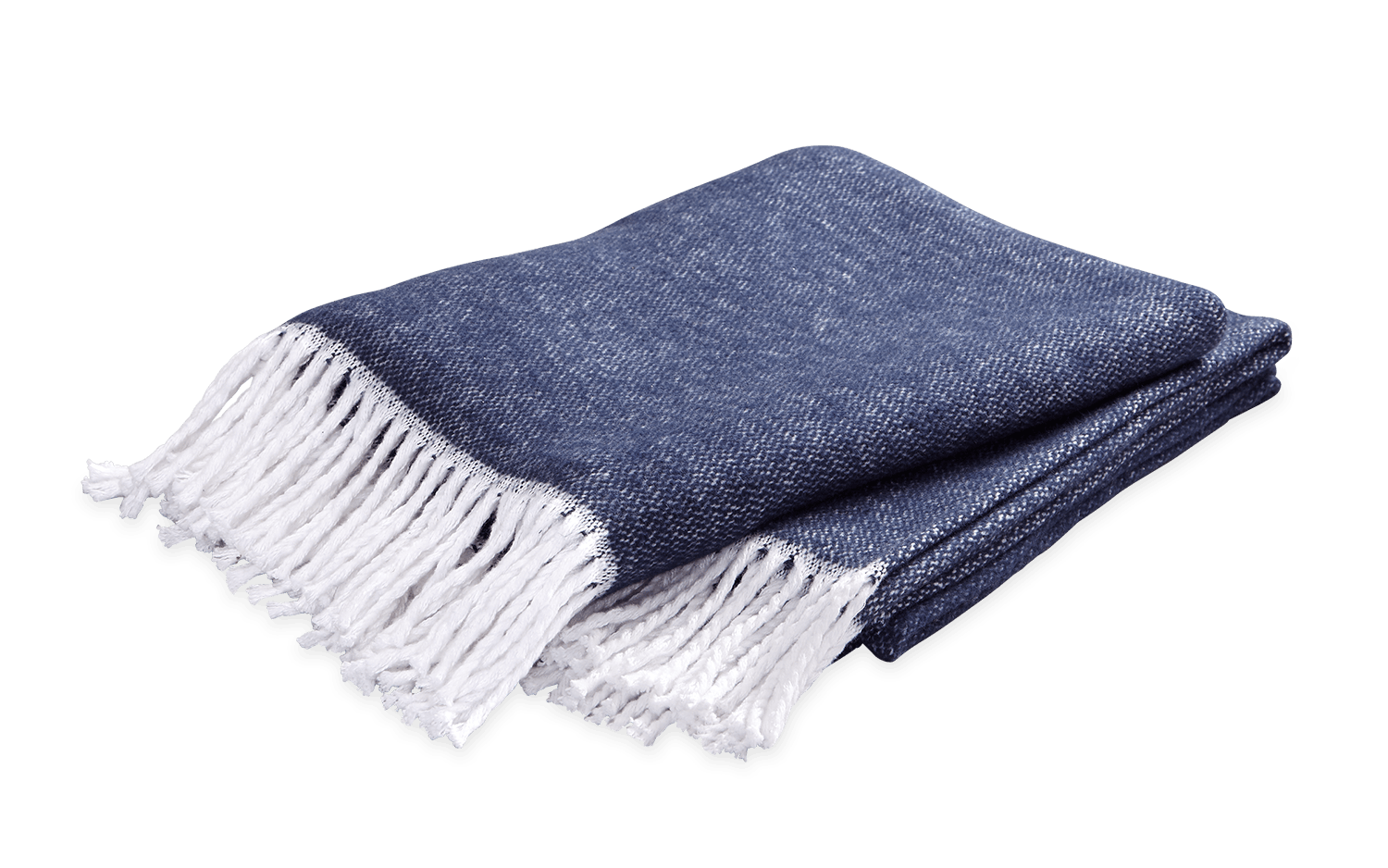 Pezzo Throw Bedding Matouk Navy 50" x 70" 