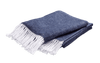Pezzo Throw Bedding Matouk Navy 50" x 70" 