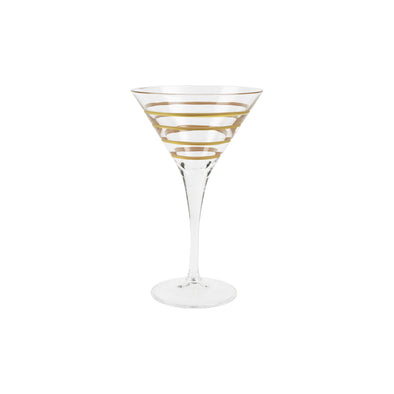 Raffaello Swirl Martini Glass
