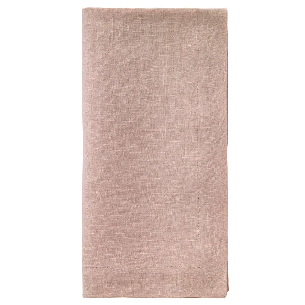 Riviera Linen Napkins Table Linens Bodrum Dusty Rose Set of 4 