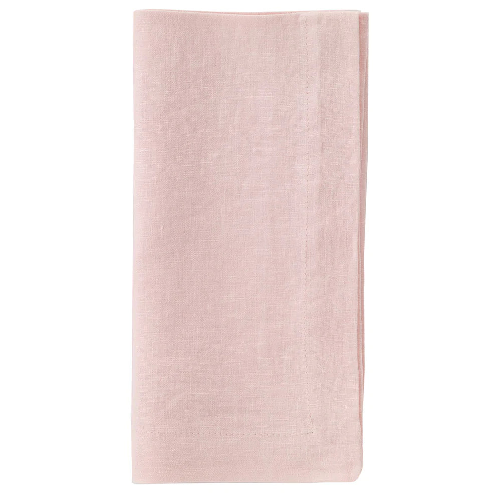 Riviera Linen Napkins Table Linens Bodrum Rose Set of 4 