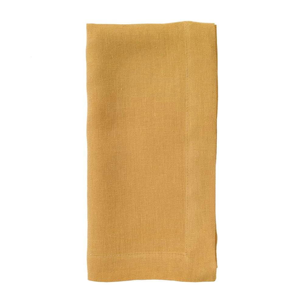 Riviera Linen Napkins Table Linens Bodrum Butterscotch Set of 4 