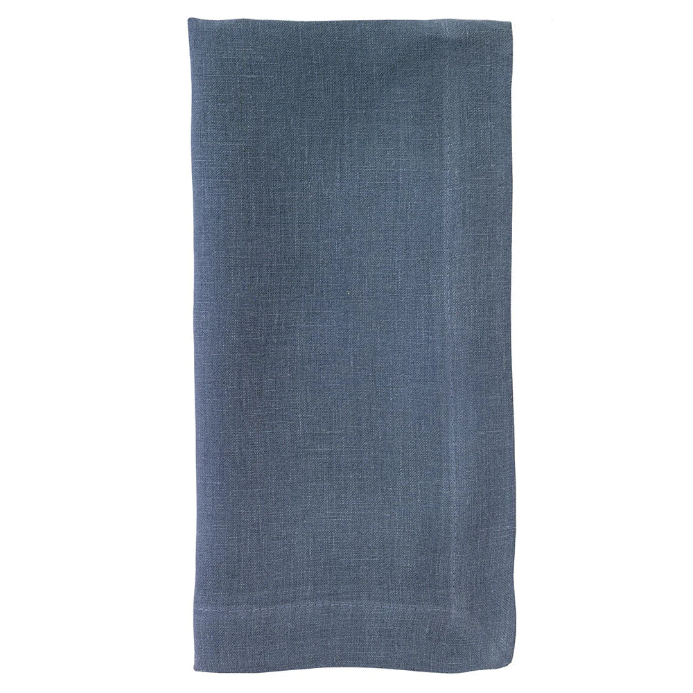 Riviera Linen Napkins Table Linens Bodrum Petrol Set of 4 