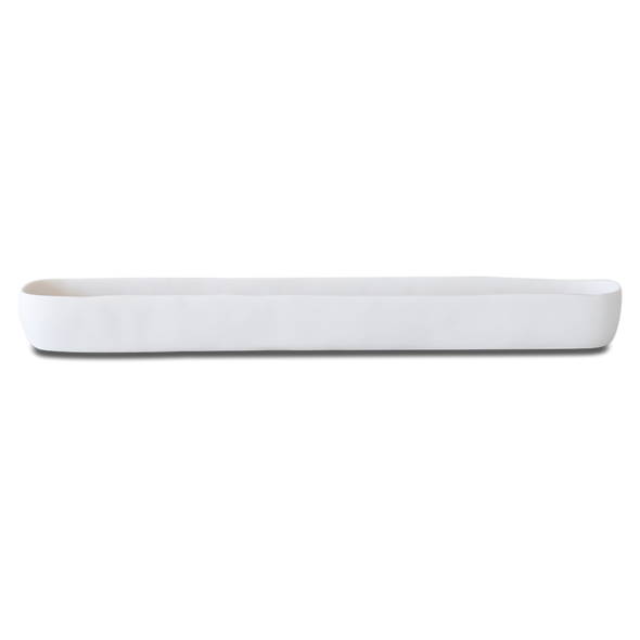 TF Centerpiece Trough Bowl Home Decor Tina Frey Long White 