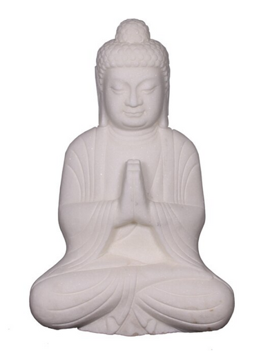 Sitting Marble Buddha