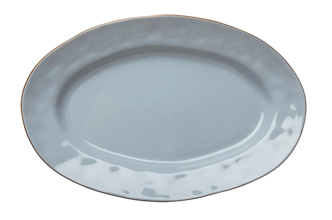 Cantaria Large Oval Platter Tabletop Skyros Morning Sky  