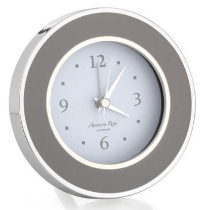 Chiffon & Silver Alarm Clock