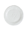 Pietra Serena Heart Plate Tabletop Vietri   